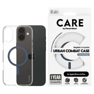 PanzerGlass Flagship MagSafe-kompatibilis tok iPhone 16 Plus - kék