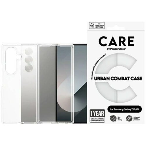 PanzerGlass Flagship Urban Combat tok Samsung Galaxy Z Fold7 - átlátszó