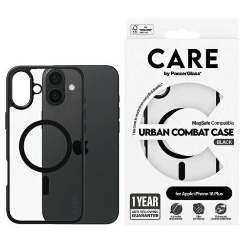 PanzerGlass Flagship Urban MagSafe-kompatibilis tok iPhone 16 Plus - fekete