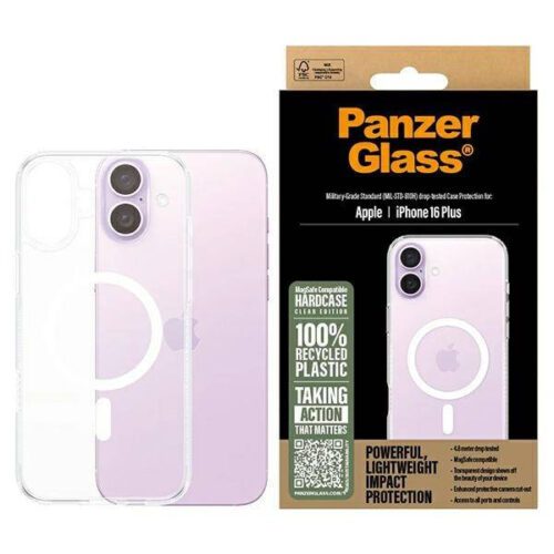 PanzerGlass HardCase MagSafe-kompatibilis tok iPhone 16 Plus - fehér