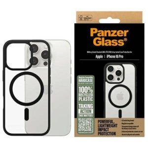 PanzerGlass HardCase MagSafe-kompatibilis tok iPhone 16 Pro - fekete
