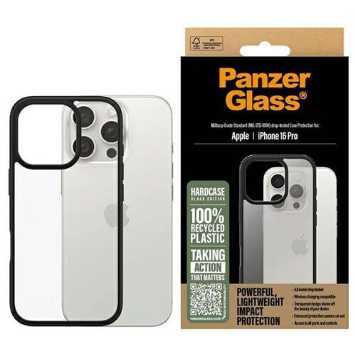 PanzerGlass HardCase tok iPhone 16 Pro - fekete