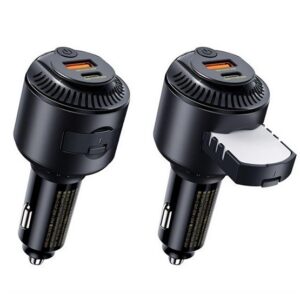 REMAX YATOY autós töltő USB+Type-C aljzat (60W