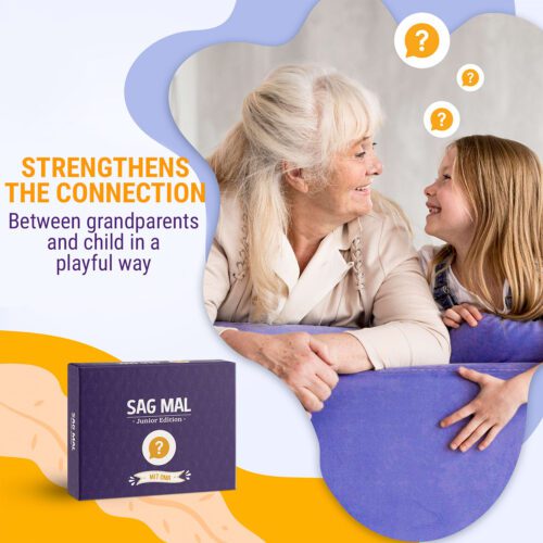 Spielehelden Sag mal... mit Oma- Junior Edition ismerkedős játék 100+ kérdés Játékosok száma: 2+ Életkor: 8 éves kortól - Image 2
