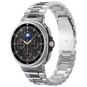 Spigen Modern Fit szíj Samsung Galaxy Watch 8/Classic 40/44/46mm ezüst színű órához