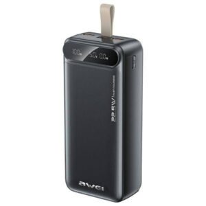 AWEI PA-12 powerbank 30000mAh 22.5W - fekete