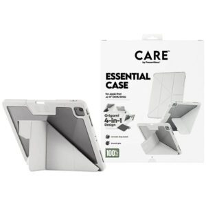 Care by PanzerGlass Y hajtogatott tok iPad Air 13" (2024/2025) világosszürke tokhoz