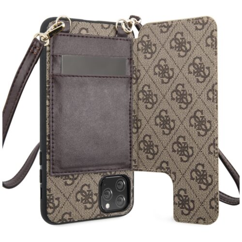 Guess GUHCN65CB4GB iPhone 11 Pro Max/barna kemény tok 4G Crossbody - Image 2