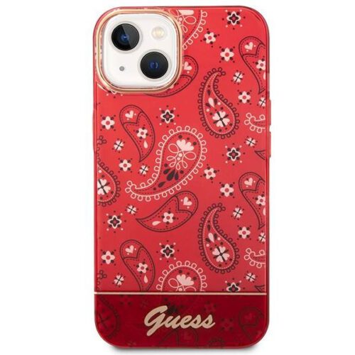 Guess GUHCP14SHGBNHR iPhone 14 6.1" piros keménytok Bandana paisley - Image 2