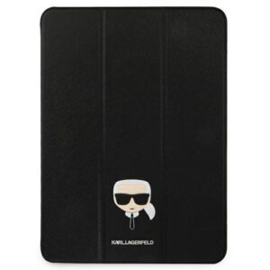 Karl Lagerfeld KLFC11OKHK iPad 11" Pro 2021 könyvtok fekete Saffiano Karl Head