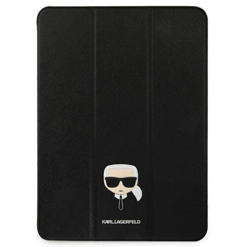 Karl Lagerfeld KLFC11OKHK iPad 11" Pro 2021 könyvtok fekete Saffiano Karl Head