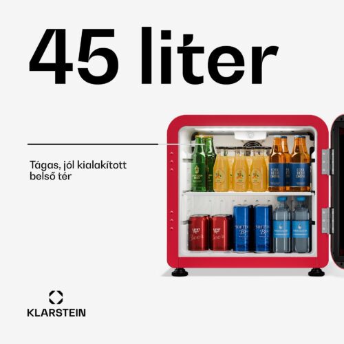 Klarstein Audrey Evo italhűtő | 39 x 38 cm | LED belső világítás | 75 W | 42 dB - Image 2