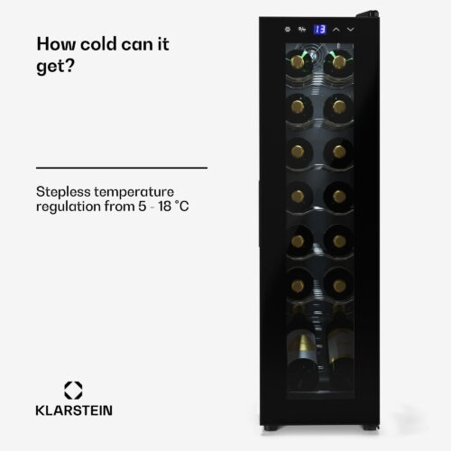 Klarstein Shiraz 14 Slim Uno borhűtő 14 plack 5 - 18 °C érintésvezérlés - Image 2