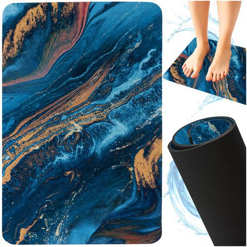RUHHY fürdőszobai szőnyeg 60×40 cm – nedvszívó