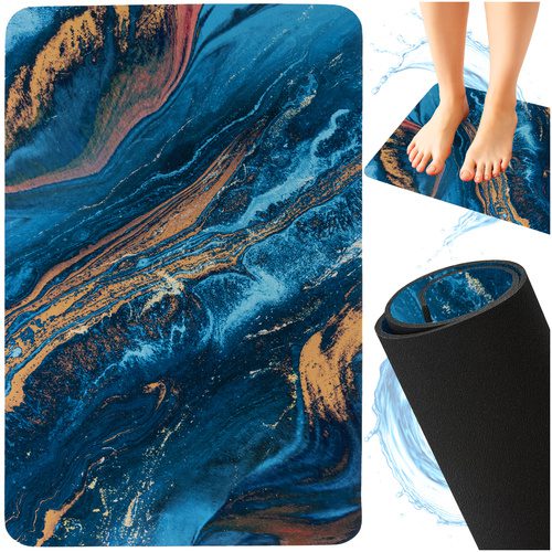 RUHHY fürdőszobai szőnyeg 60×40 cm – nedvszívó