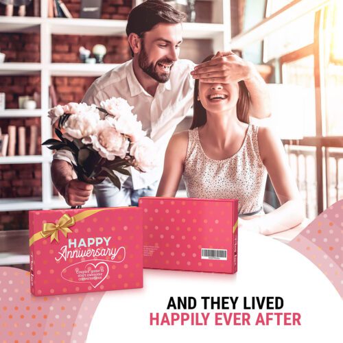 Spielehelden Boldog évfordulót Kártyajáték pároknak 110 kérdés ajándékdobozban angol nyelvű - Image 2