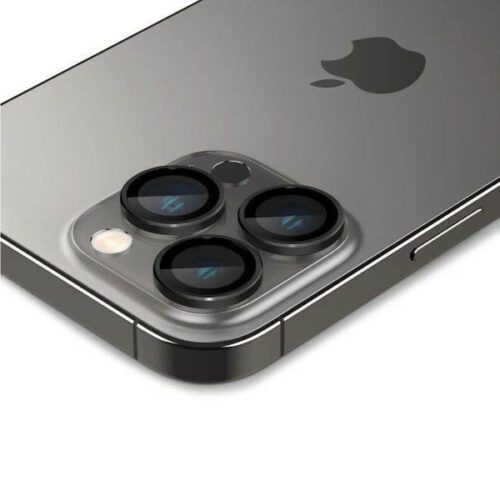 Spigen Optik.Tr Camera iPhone 14 Pro / 14 Pro Max EZ FIT Lens 2db fekete kameravédő fólia - Image 2