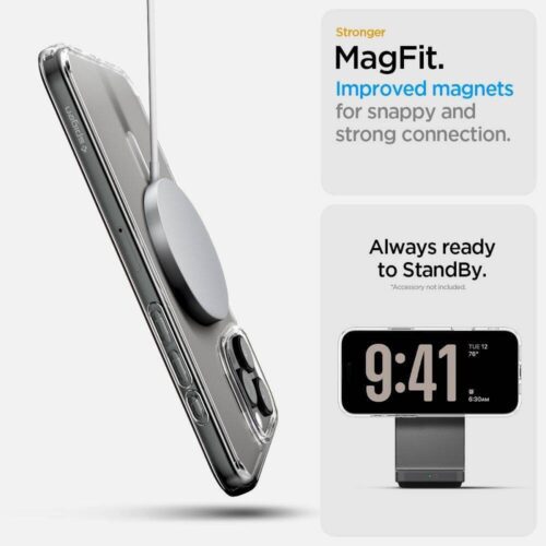 Spigen Ultra Hybrid "T" Mag MagSafe-kompatibilis tok iPhone 16 Pro - átlátszó - Image 2
