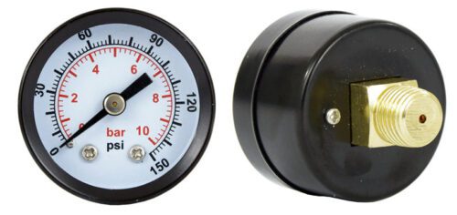 TC Technic Y40-1 fémházas pneumatikus manométer (nyomásmérő