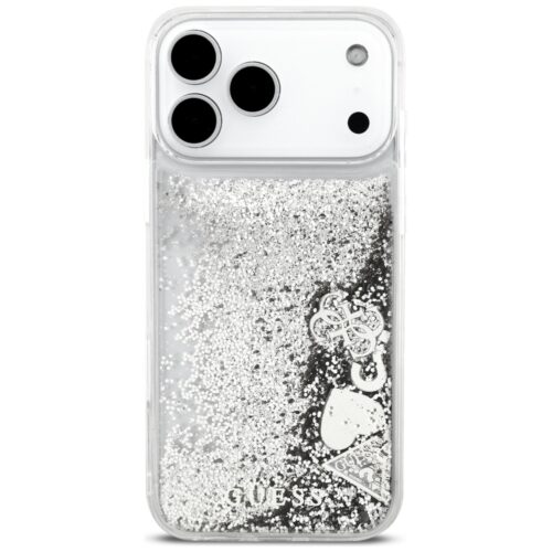 Találd ki Liq. Glitter Charms tok iPhone 17 Pro Max-hoz Ezüst - Image 2
