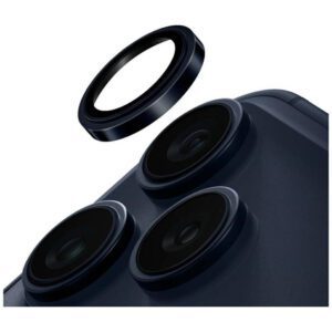 UNIQ Optix Prime kameraobjektívvédő iPhone 17 Pro / iPhone 17 Pro Max készülékhez applikátorral Navy Bl