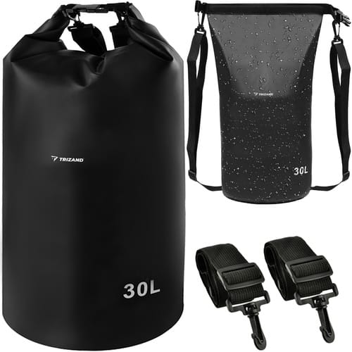 Vízálló fekete táska 30L (WNDR23568)