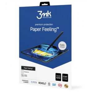 3MK PAPER FEELING képernyővédő fólia 2db (full screen