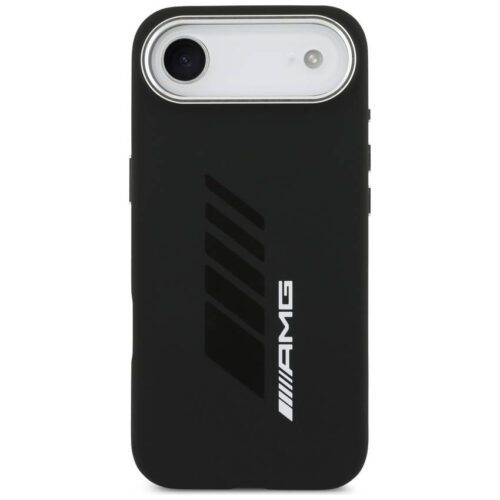 AMG szilikon túlméretezett Rhombs MagSafe tok iPhone Airhez Fekete - Image 2