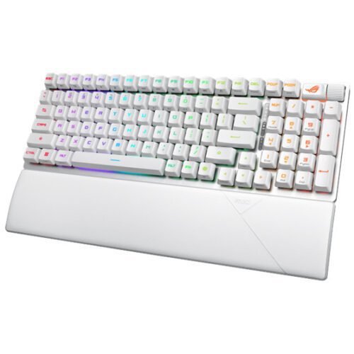 ASUS ROG Strix Scope II 96 RX vezeték nélküli billentyűzet - UK layout - Fehér /ROG RX/ - Image 2