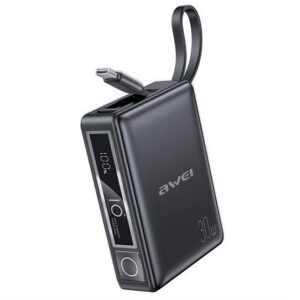AWEI P87K vésztöltő USB+Type-C aljzat (10000mAh