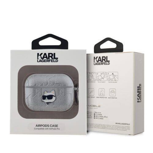Apple Airpods Pro KARL LAGERFELD KLAPPGCHPS Tartó - Ezüst - Image 2