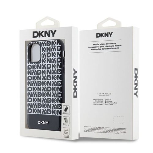 Apple iPhone 12/12 Pro DKNY DKHMP12MPSOSPK MagSafe Hátlap - Fekete - Image 2