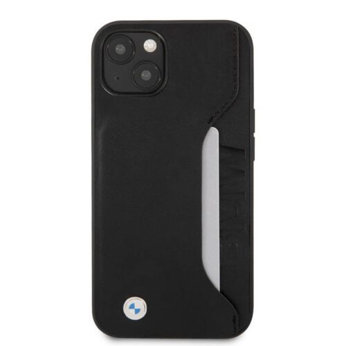 Apple iPhone 13 BMW BMHCP13MRCSWK Bőr Hátlap - Fekete - Image 2