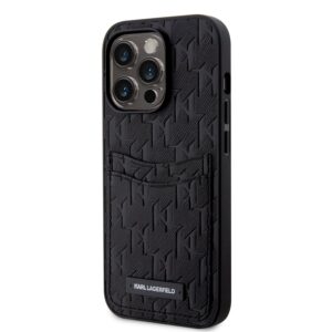 Apple iPhone 13 Pro KARL LAGERFELD KLHCP13LSAKLHPPK Hátlap - Fekete tok