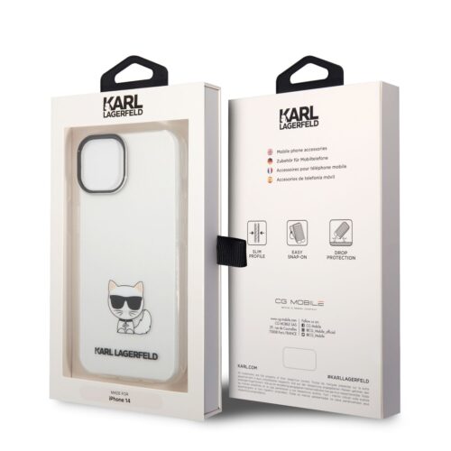 Apple iPhone 14 Plus KARL LAGERFELD KLHCP14MCTTR TPU Hátlap - Átlátszó - Image 2