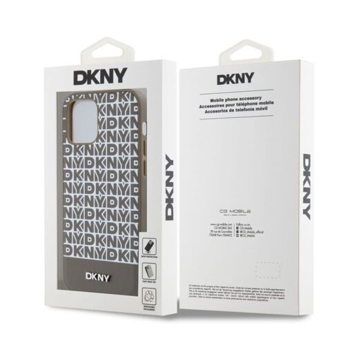 Apple iPhone 14 Pro DKNY DKHMP14LPSOSPW MagSafe Hátlap - Barna - Image 2