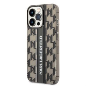 Apple iPhone 14 Pro KARL LAGERFELD KLHCP14LHKLSPCK Hátlap - Fekete