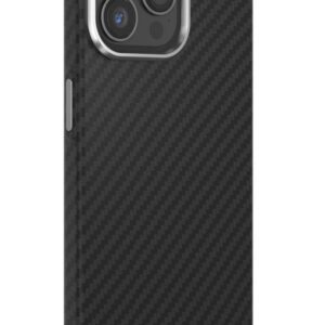 Apple iPhone 15 Devia Carbon Fiber Magsafe Ultra Slim Hátlap - Fekete