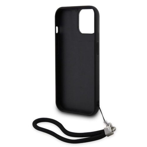 Apple iPhone 15 KARL LAGERFELD KLHCP15SPSQRKS Reversible Hátlap - Fekete/Ezüst - Image 2