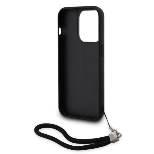 Apple iPhone 15 Pro KARL LAGERFELD KLHCP15LPSQRKS Reversible Hátlap - Fekete/Ezüst - Image 2