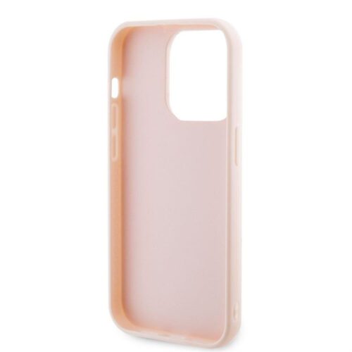 Apple iPhone 15 Pro Max KARL LAGERFELD KLHCP15X3DMBKCP Glitter Hátlap - Rózsaszín - Image 2