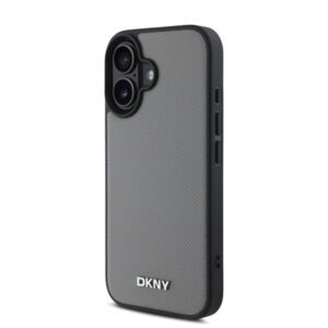 Apple iPhone 16 DKNY DKHMP15SPGHLMS MagSafe Hátlap - Szürke