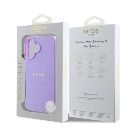 Apple iPhone 16 GUESS GUHMP16SPGHSMMU MagSafe Hátlap - Lila - Image 2