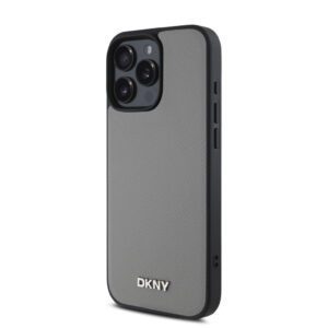 Apple iPhone 16 Pro DKNY DKHMP16LPGHLMS MagSafe Hátlap - Szürke