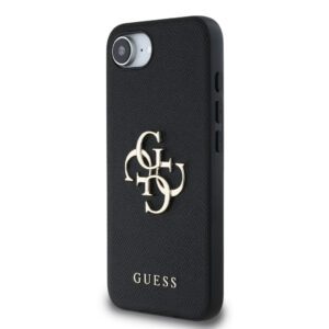 Apple iPhone 16e GUESS GUHCPSE4PGT4MBK Hátlap - Fekete