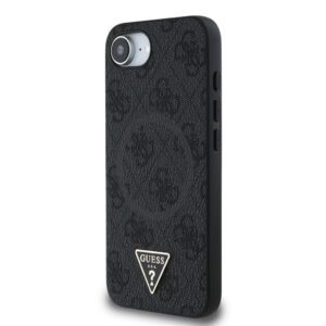 Apple iPhone 16e GUESS GUHMPSE4P4TDPK MagSafe Hátlap - Fekete
