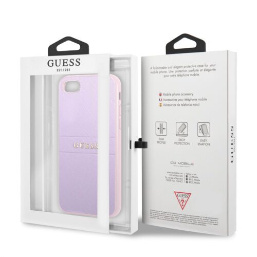 Apple iPhone 7/8/SE 2020/SE 2022 GUESS GUHCI8PSASBPU Hátlap - Fekete - Image 2