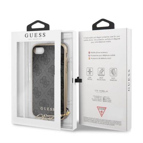 Apple iPhone 7/8/SE2 GUESS GUHCI8GF4GGR Hátlap - Szürke - Image 2