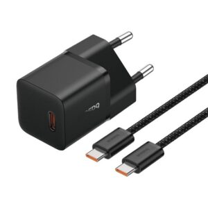 BASEUS GaN5 MINI 1C hálózati töltő Type-C aljzat (20W