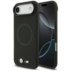BMW M FW fém logó MagSafe tok iPhone Airhez Fekete
